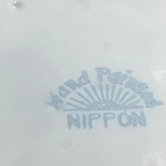 Antique Hand Painted Nippon Violets Creamer Pitcher - Picture 7 of 8